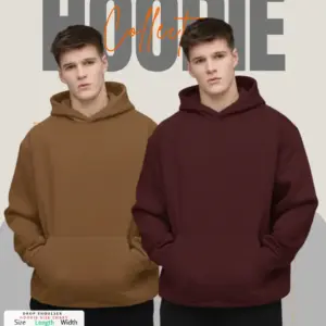 2 Pics Combo (Meroon & Khaki )