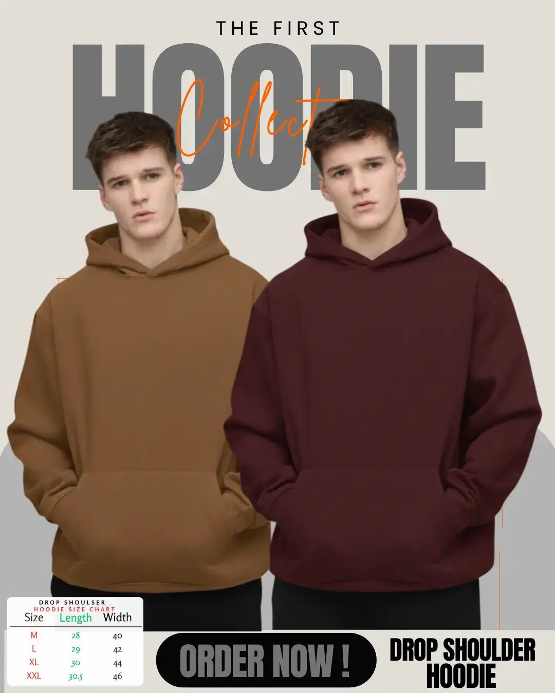 2 Pics Combo (Meroon & Khaki )